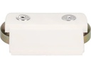 Max Hauri Halterung mit Magnet, flach, CUBO, Weiss 2 Stück