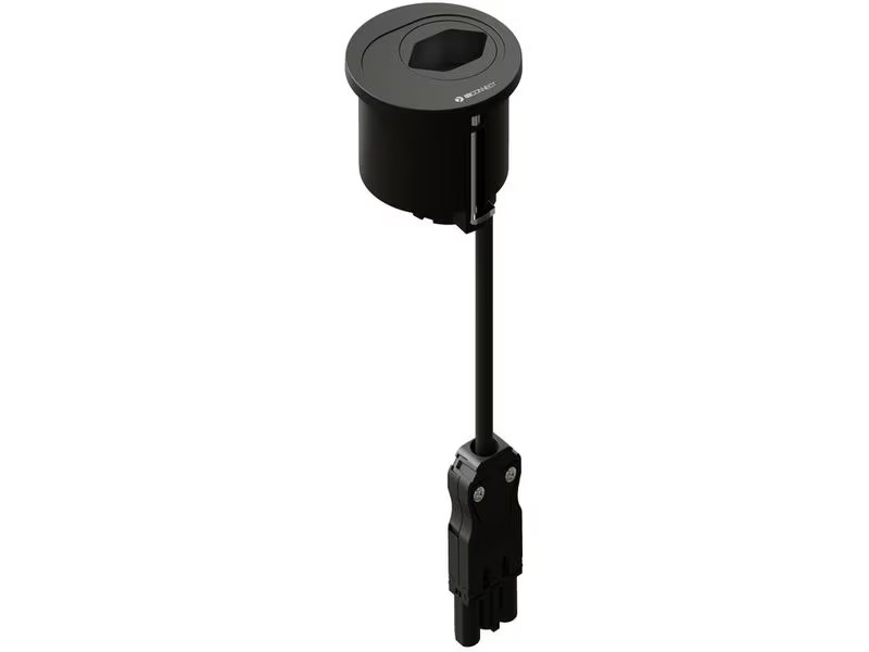 Max Hauri Steckdoseneinheit ATOM T13 Schwarz