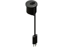Max Hauri Steckdoseneinheit ATOM T13 mit T12 Stecker, Schwarz