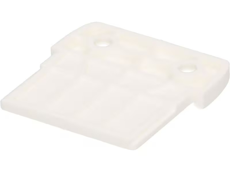 Max Hauri Halterung flach, CUBO, Weiss 2 Stück