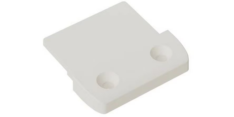 Max Hauri Halterung flach, CUBO, Weiss 2 Stück