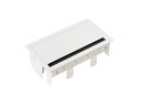 Max Hauri Einbaurahmen BOX S 3-Fach Weiss