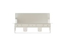 Max Hauri Einbaurahmen BOX S 3-Fach Weiss