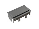 Max Hauri Einbaurahmen BOX S 3-Fach Grau