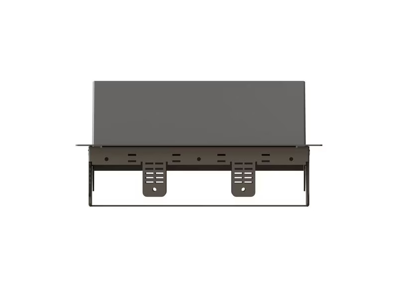 Max Hauri Einbaurahmen BOX S 3-Fach Grau