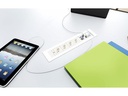 Max Hauri Steckdoseneinheit INTRO2.0 T13, USB-A/C, Leermodul Weiss