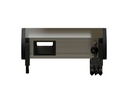 Max Hauri Steckdoseneinheit SUPRA T13, USB-A/C, Leermodul eloxiert