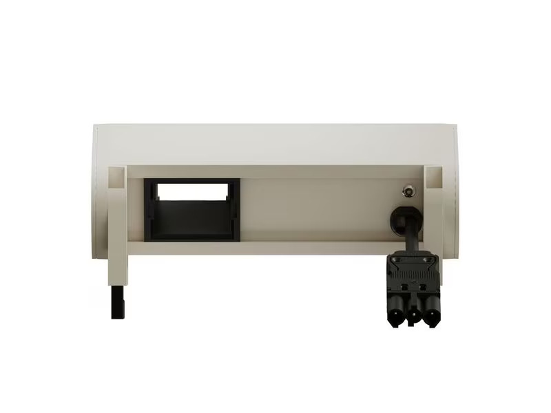 Max Hauri Steckdoseneinheit SUPRA T13, USB-A/C, Leermodul Weiss