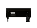 Max Hauri Steckdoseneinheit SUPRA T13, USB-A/C, Leermodul Schwarz
