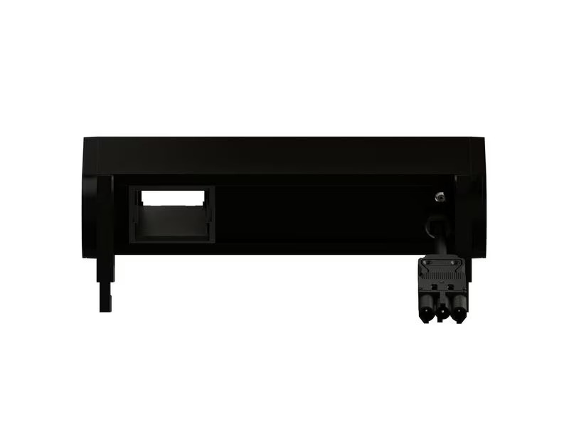 Max Hauri Steckdoseneinheit SUPRA 2x T13, USB-A/C, Leermodul Schwarz