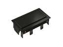 Max Hauri Einbaurahmen BOX S 3-Fach Schwarz