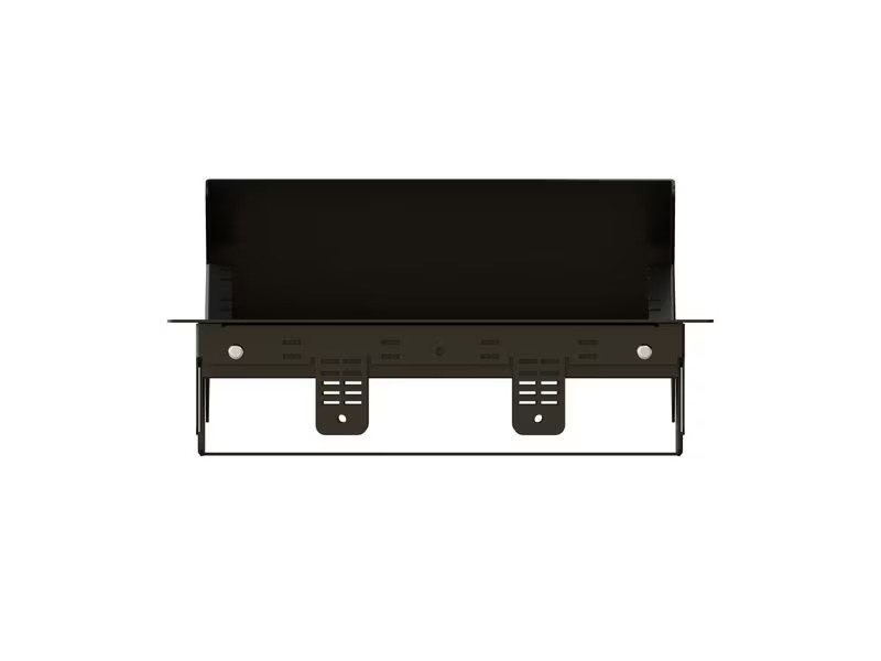 Max Hauri Einbaurahmen BOX S 3-Fach Schwarz
