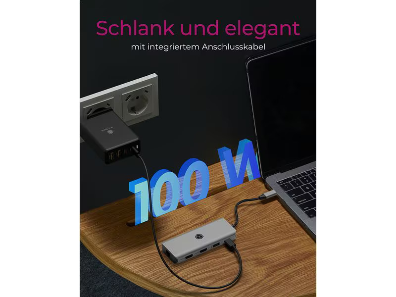 ICY BOX Dockingstation IB-DK4012-CPD 9-in-1 100 W PD