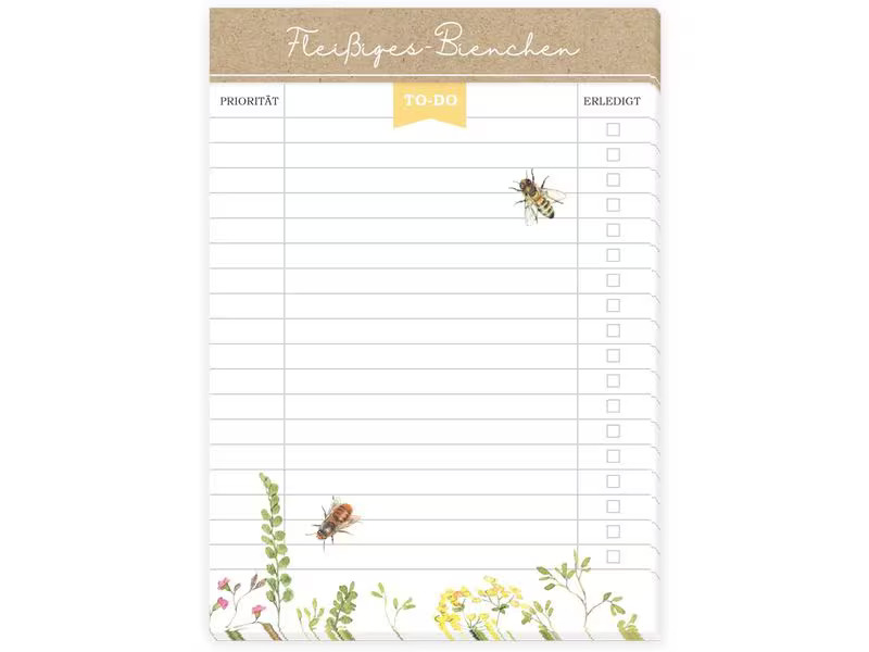 Grätz Notizheft ToDo Bienen