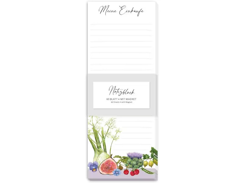 Grätz Notizheft Einkaufsliste 8 x 21 cm