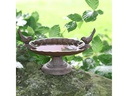 Esschert Design Vogeltränke mit Fuss, 2 Vögel
