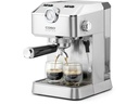 Caso Siebträgermaschine Espresso Gourmet Silber