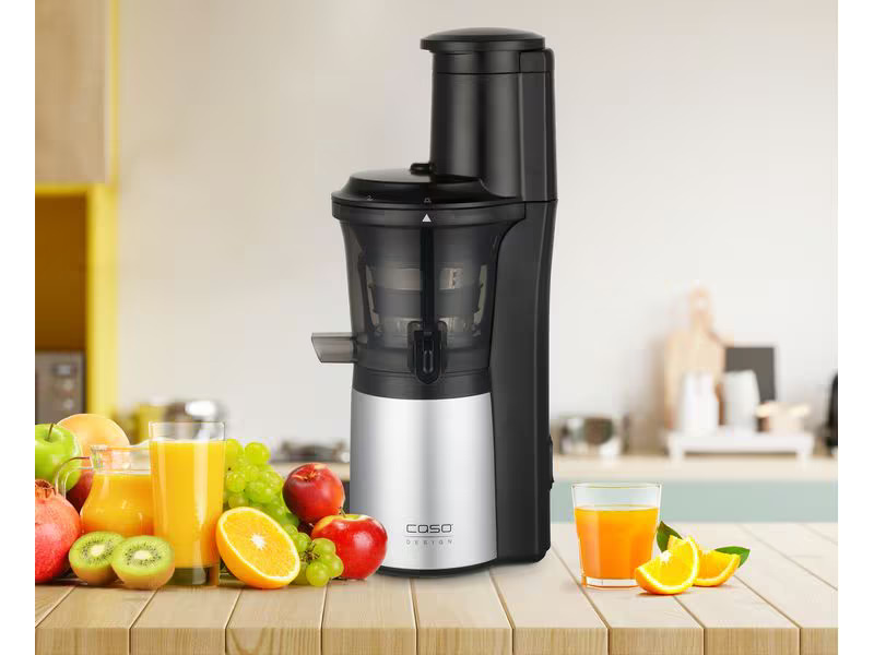 Caso Entsafter Slow Juicer SJW300 Schwarz/Silber