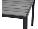 COCON Tisch Alice, 150 x 90 cm, Grau/Schwarz
