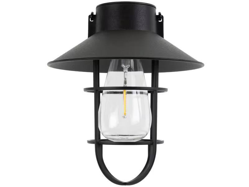 COCON Laterne LED Solar, Schwarz