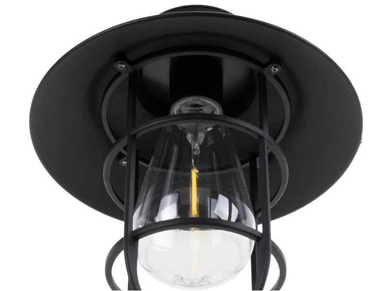 COCON Laterne LED Solar, Schwarz