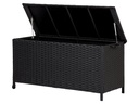 COCON Gartenbox Victoria, 133 x 63 x 45 cm, Schwarz