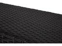 COCON Gartenbox Victoria, 133 x 63 x 45 cm, Schwarz