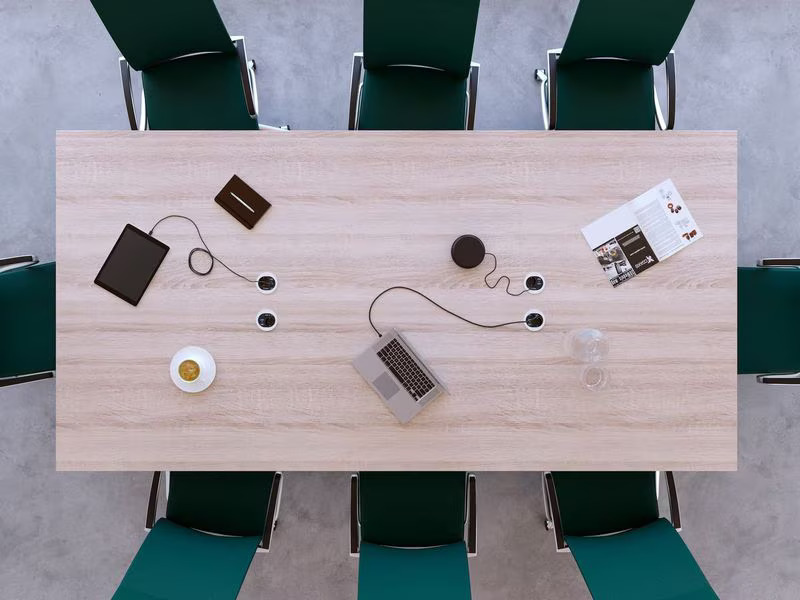 Max Hauri Steckdoseneinheit DIVUS T13, USB-C 60W, USB-C Data Schwarz