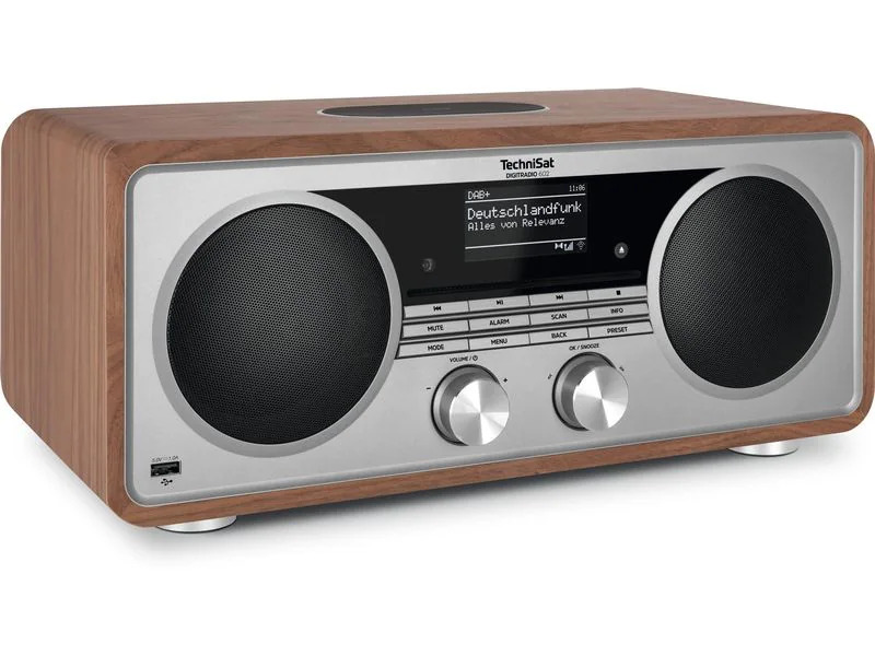 Technisat DAB+ Radio DigitRadio 602 Braun/Silber