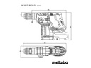Metabo Bohr-Meisselhammer KH 18 LTX BL 24 Q, Kit