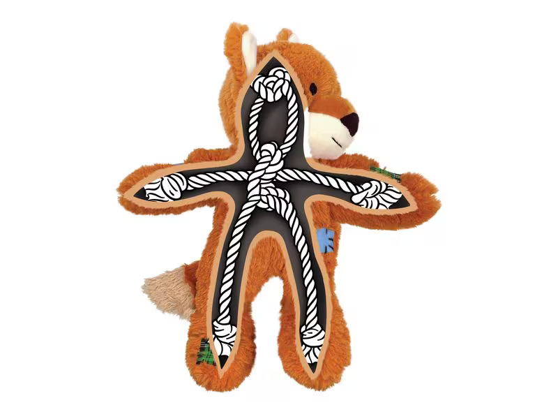 Kong Wild Knots Fuchs S/M, 19 x 8 x 24 cm