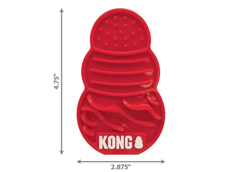 Kong Licks S, 12 x 7.5 x 3 cm, rot