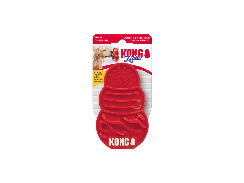 Kong Licks S, 12 x 7.5 x 3 cm, rot