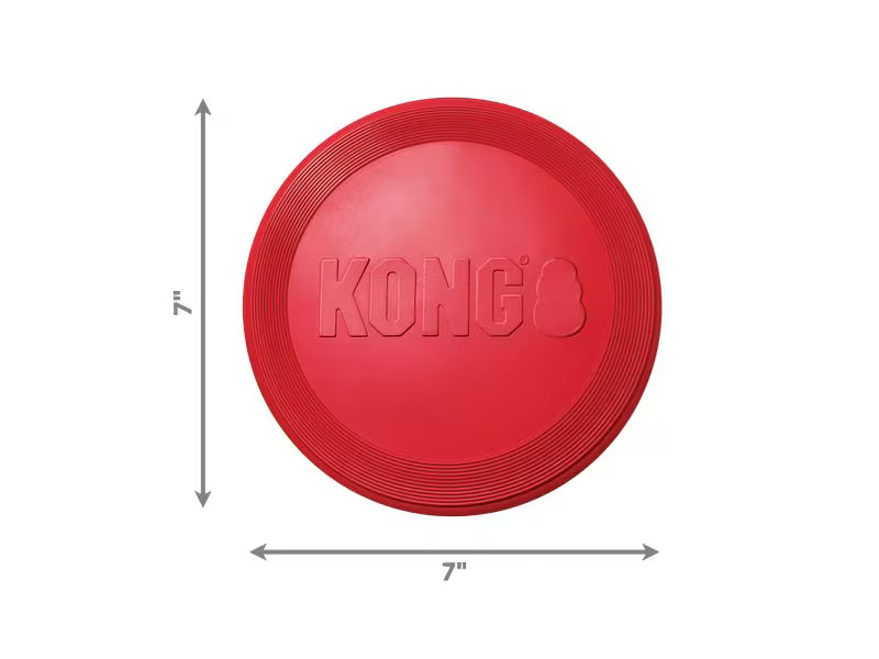 Kong Hunde-Spielzeug Flyer Frisbee, Ø 18 cm, rot