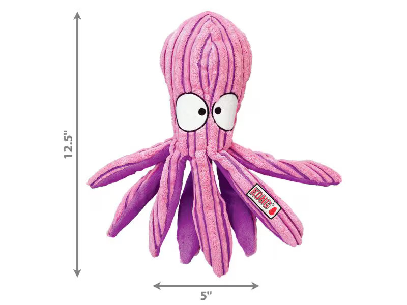 Kong CuteSeas Tintenfisch, 35 cm, rosa