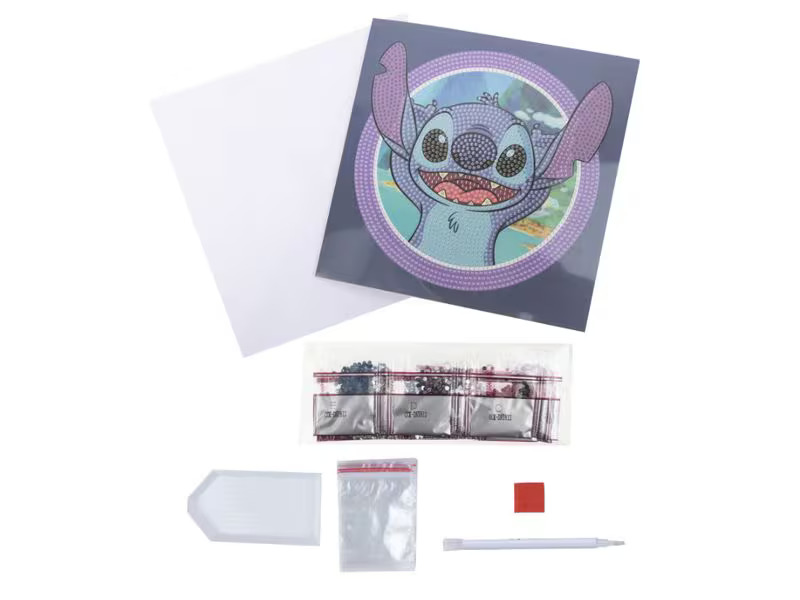 CRAFT Buddy Bastelset Crystal Art Card Stitch