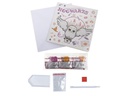 CRAFT Buddy Bastelset Crystal Art Card Hogwarts &amp; Hedwig