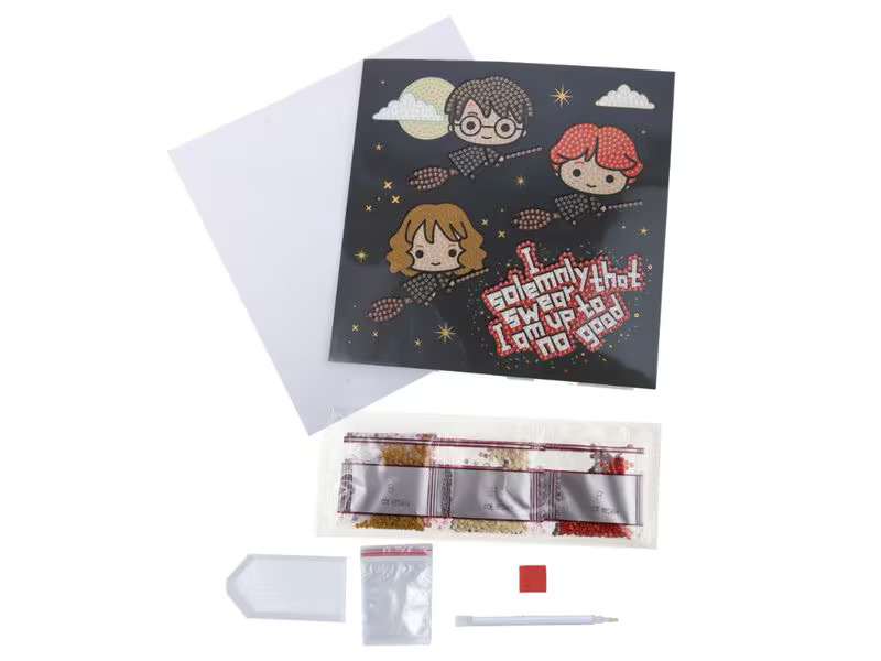 CRAFT Buddy Bastelset Crystal Art Card Flying High