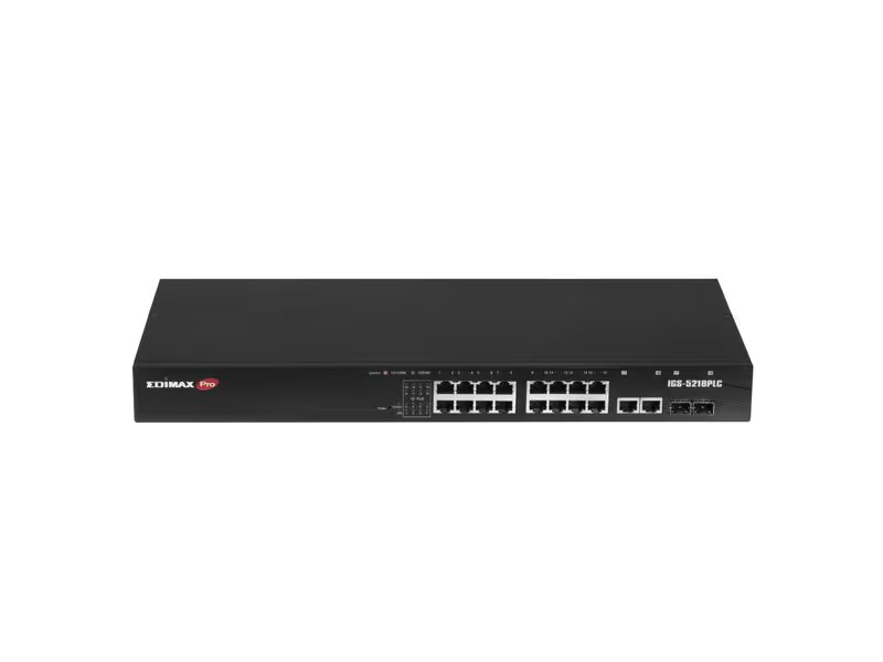 Edimax Pro PoE+ Switch IGS-5218PLC 18 Port