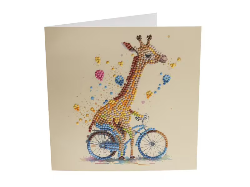 CRAFT Buddy Bastelset Crystal Art Card Giraffe