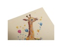 CRAFT Buddy Bastelset Crystal Art Card Giraffe