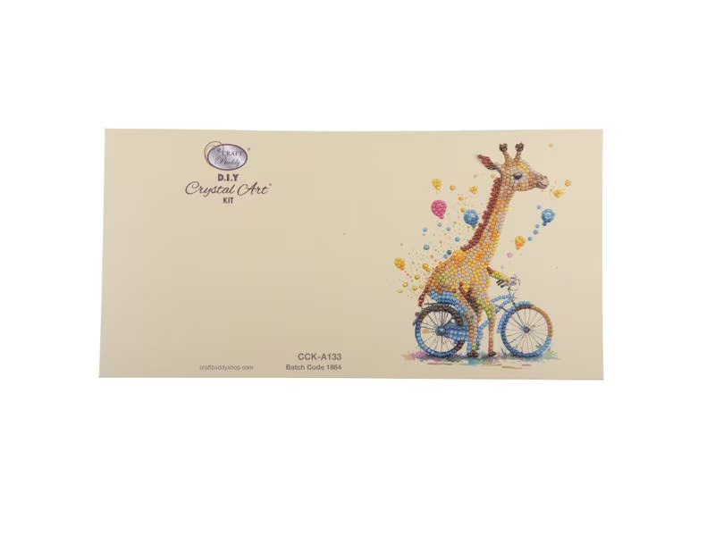 CRAFT Buddy Bastelset Crystal Art Card Giraffe