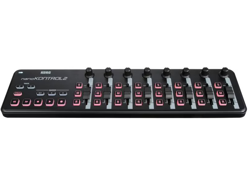 Korg Fader-Controller nanoKONTROL 2 – 8 Fader, Schwarz