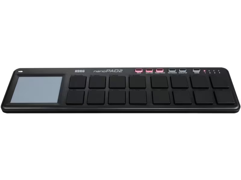 Korg Pad-Controller nanoPAD2 – 16 Pads, Schwarz