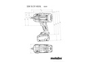 Metabo Akku-Schlagbohrschrauber SSW 18 LTX 1450 BL, 18 V, Solo