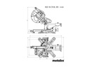 Metabo Akku-Kapp- und Gehrungssäge KGS 18 LTX BL 305, Solo