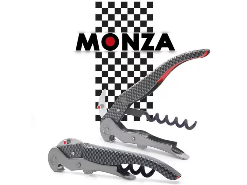 Pulltex Korkenzieher ClickCut Monza Grau/Silber