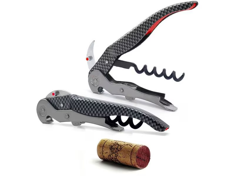 Pulltex Korkenzieher ClickCut Monza Grau/Silber