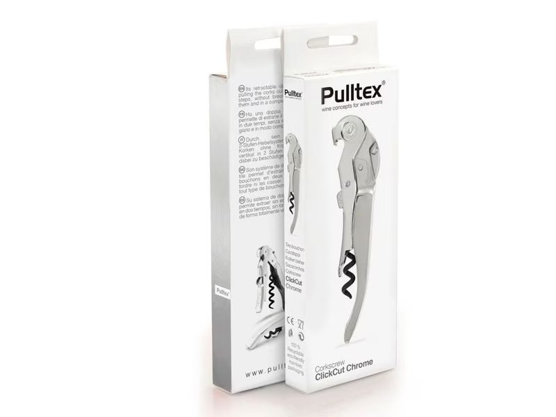Pulltex Korkenzieher ClickCut Chrome Chrom