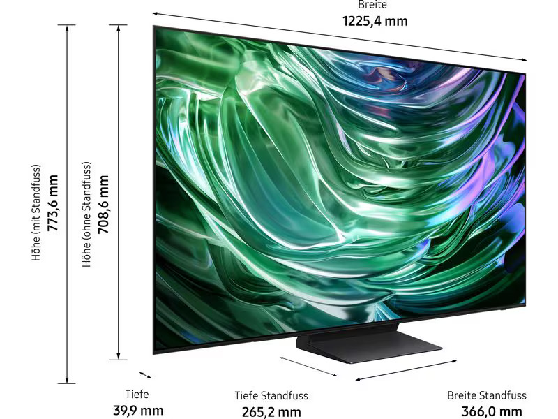 Samsung TV QE55S90D AEXZU 55, 3840 x 2160 (Ultra HD 4K), OLED